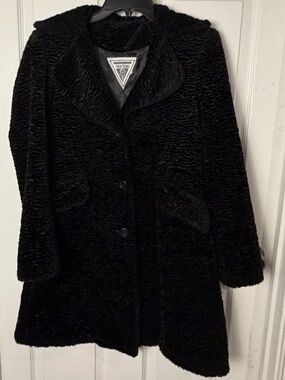 Marvin Richards Black Persian Lamb Coat